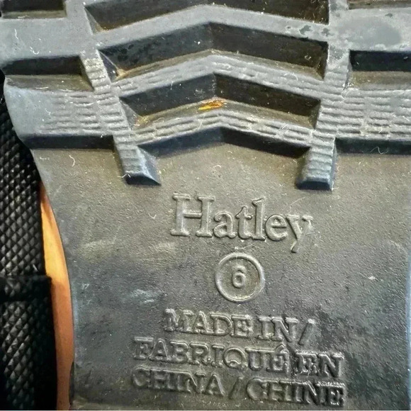 Hatley Little Girls Solid Pink Navy Trim Rain Boots Size 6 - Picture 9 of 9